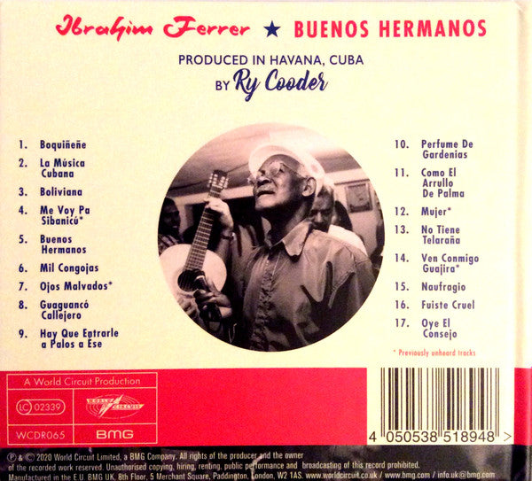 Ibrahim Ferrer - Buenos Hermanos (second hand CD)