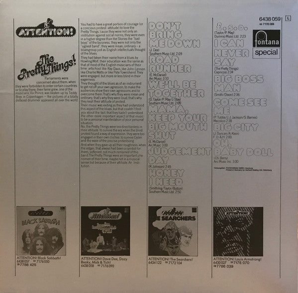 Pretty Things, The - Attention! The Pretty Things! (tweedehands LP) - Velvet Music