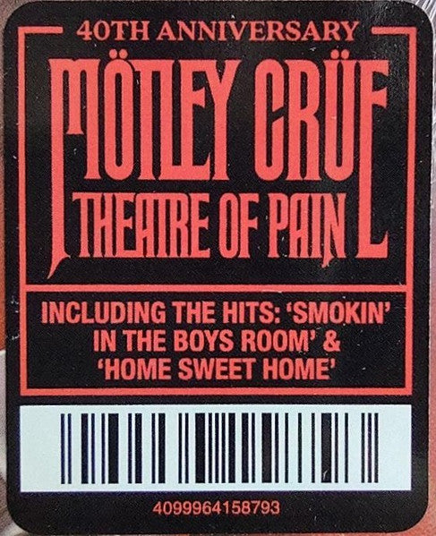 Mötley Crüe - Theatre Of Pain (CD) - Velvet Music