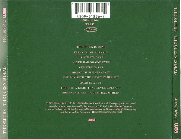 Smiths, The - The Queen Is Dead (tweedehands CD) - Velvet Music