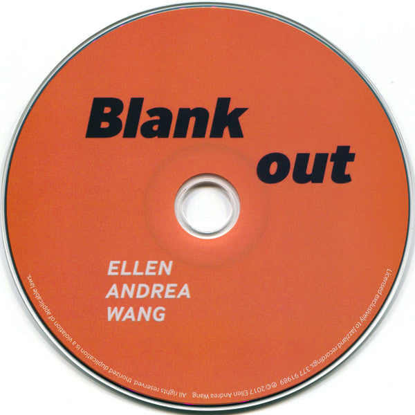 Ellen Andrea Wang - Blank Out (tweedehands CD) - Velvet Music