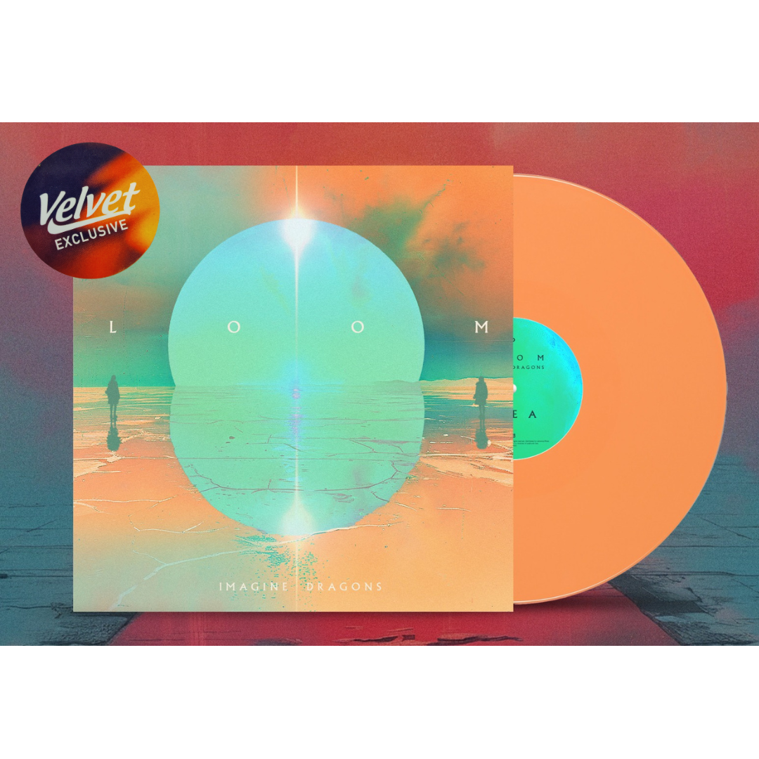 Imagine-Dragons-Loom-Velvet-exclusive-apricot-coloured-vinyl